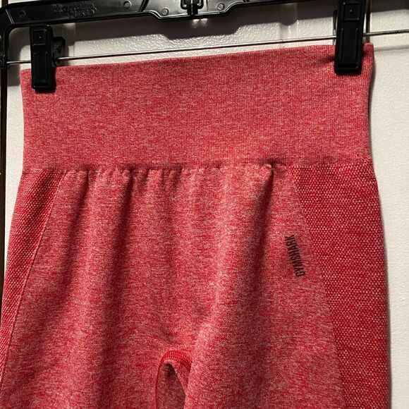 Gymshark logo leggings XS women’s red - Picture 4 of 5
